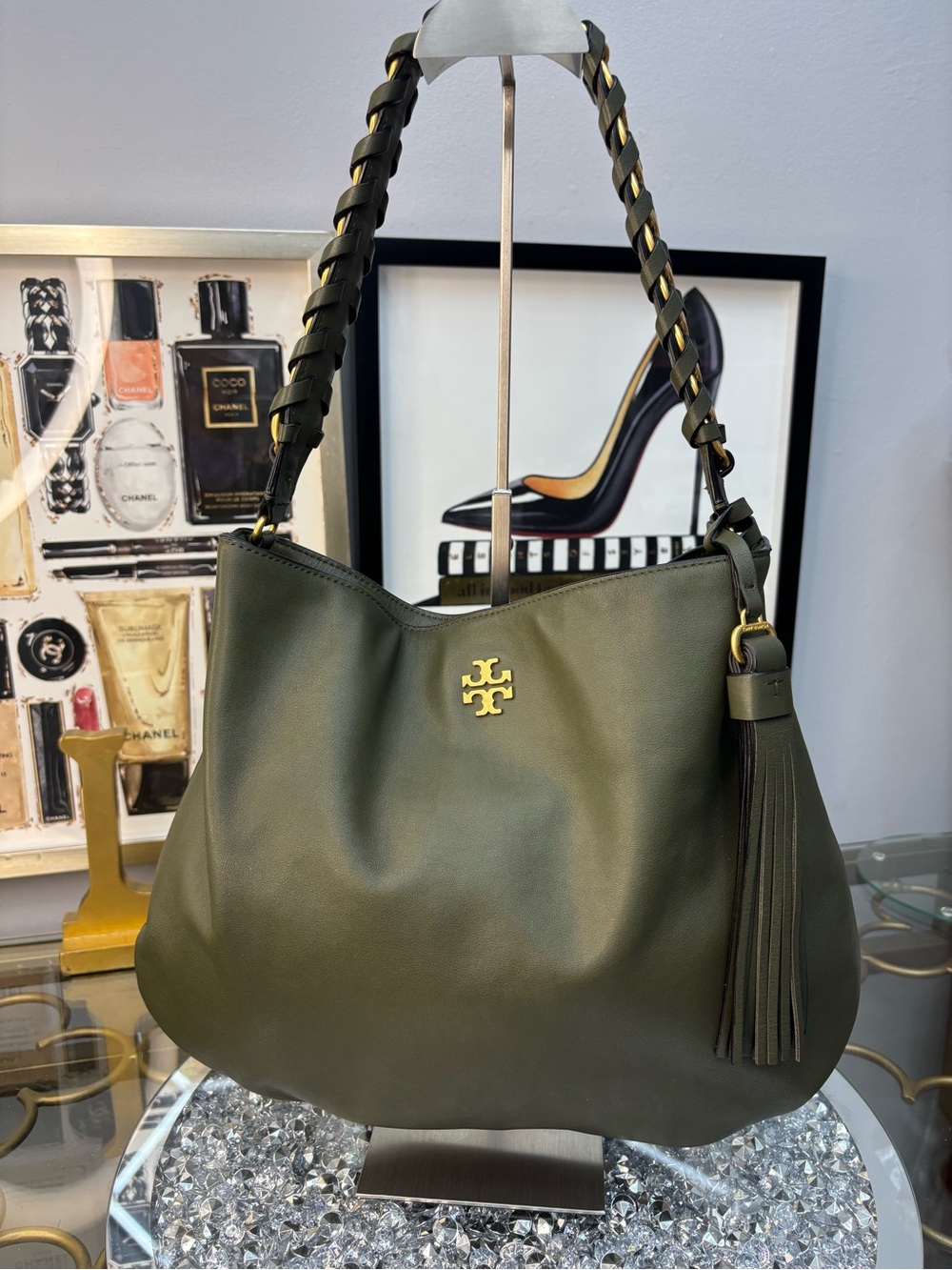 Tory Burch Brooke Hobo bag EUC